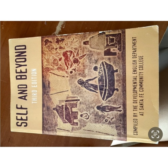 Nostalgic Brown Coffee Table Book with Vintage Accents
